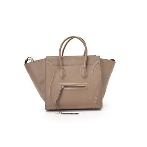 Celine Luggage Phantom Square Calfskin Gray